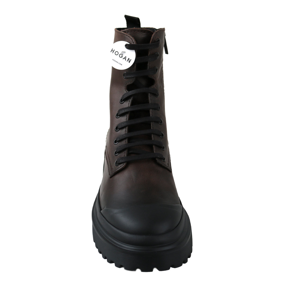 Hogan H619 Anfibio leather boots - Black